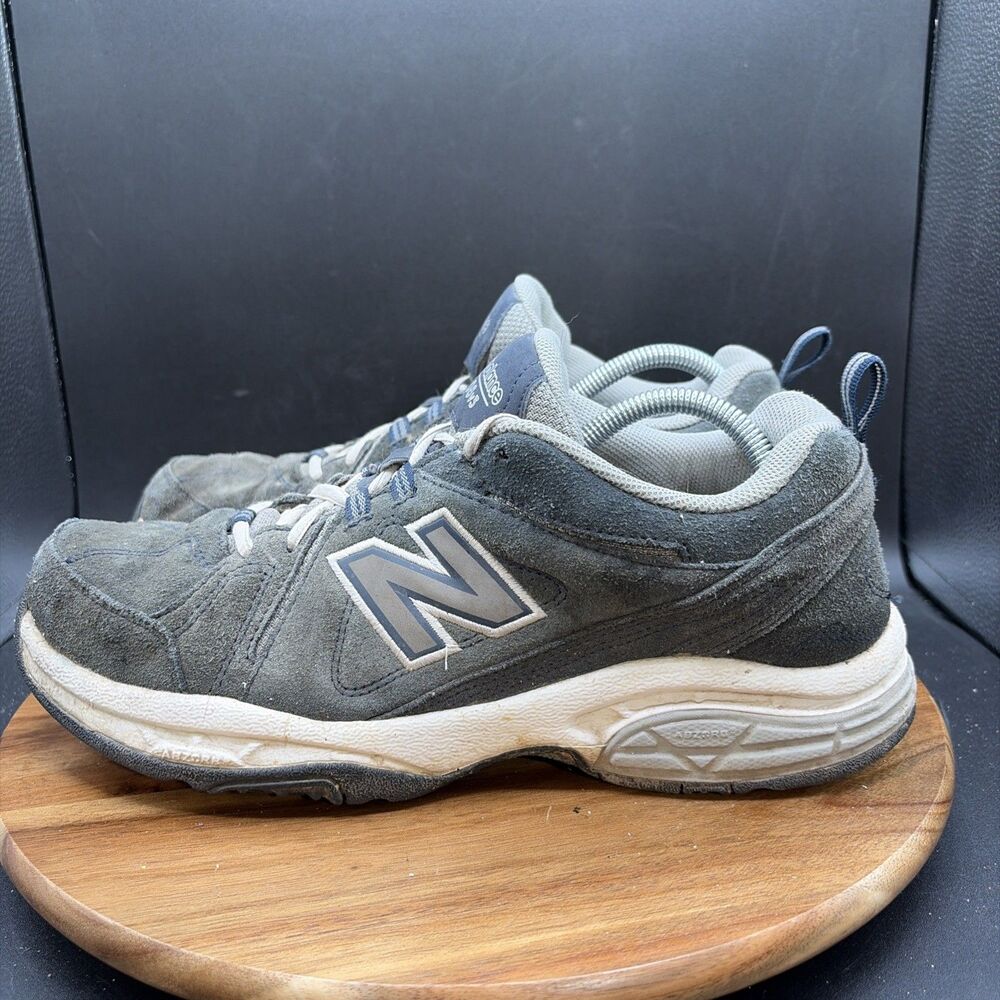 New Balance 608v3 Mens Size 10 Cross Training Shoes Gray Navy Sneakers
